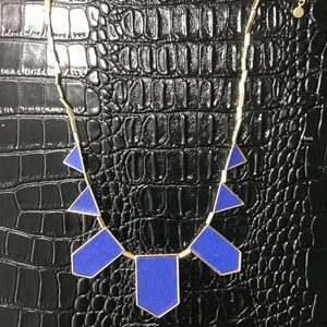 House of Harlow Cobalt Statement Necklace